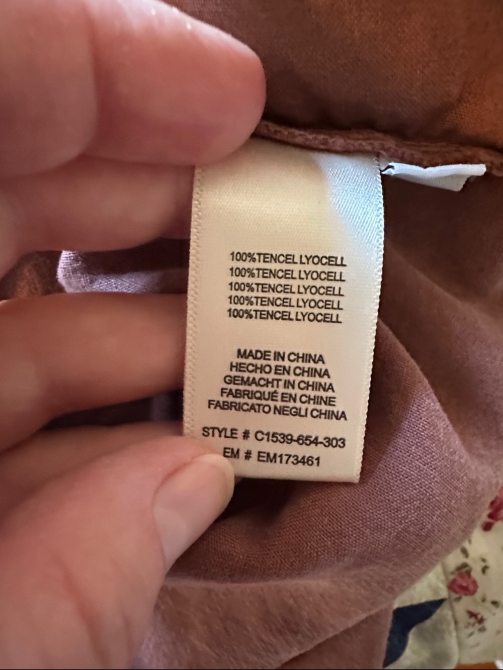 cloth & stone women’s Short-Sleeve Button-Down in Rust Brown - Picture 4 of 4